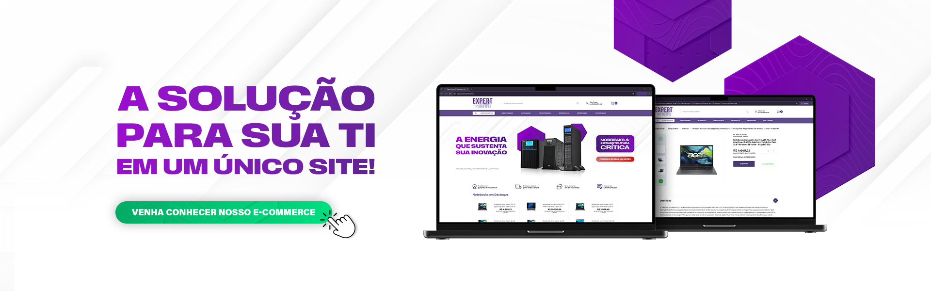 Loja Virtual - Expert Power IT - E-commerce