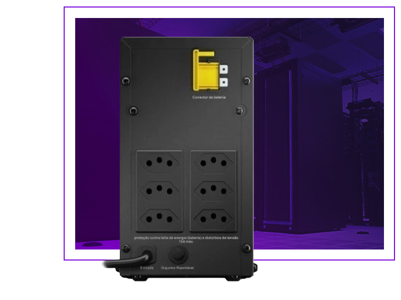 Nobreak Apc Back-ups 1200va Mono 115v - Bvx1200-br Entradas